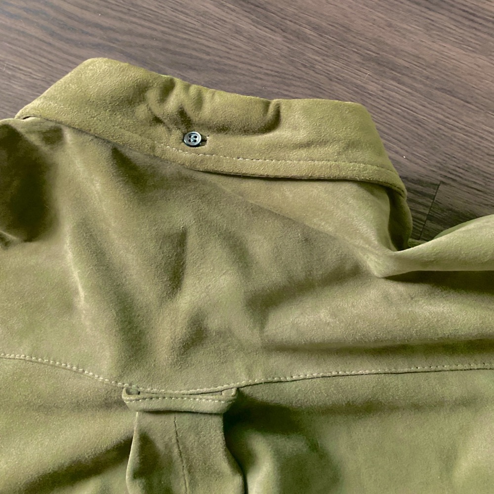 Nice 100% leather shirt/ jacket